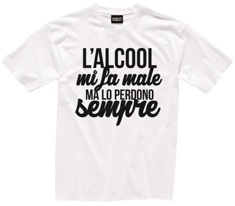 T-shirt L'ALCOOL FA MALE
