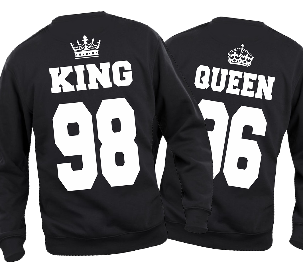 1 Felpa KING + 1 Felpa QUEEN  (Numero a scelta e spedizione gratuita)