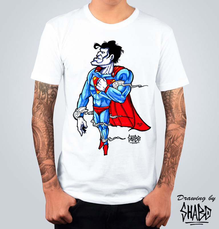 T-shirt Superman Bianca