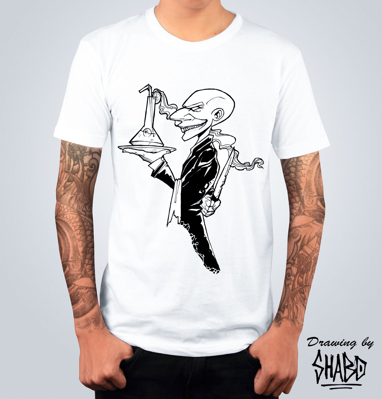 T-shirt Maggiordomo Bianca