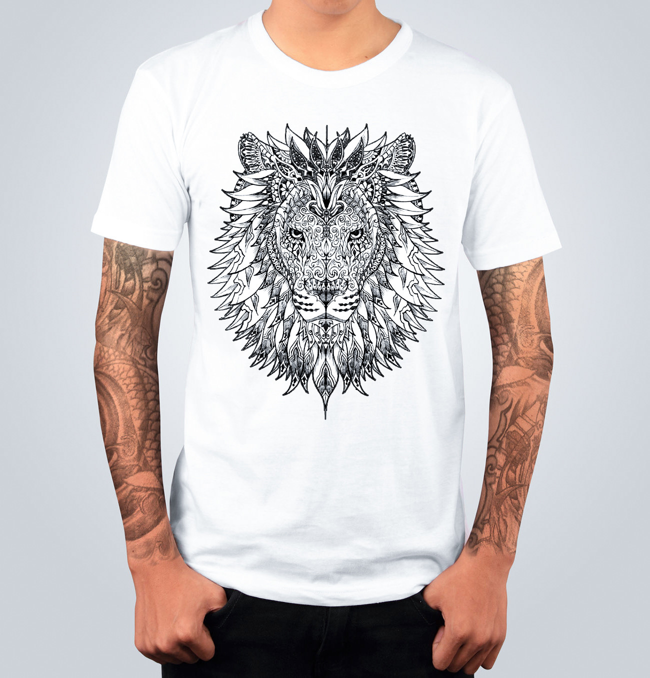T-shirt LION Bianca