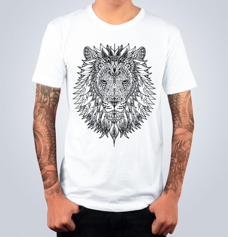 T-shirt LION Bianca