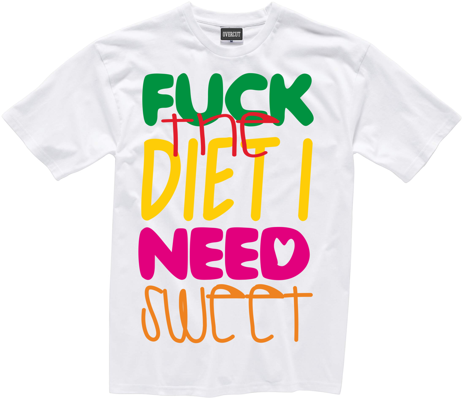 T-shirt FUCK DIET