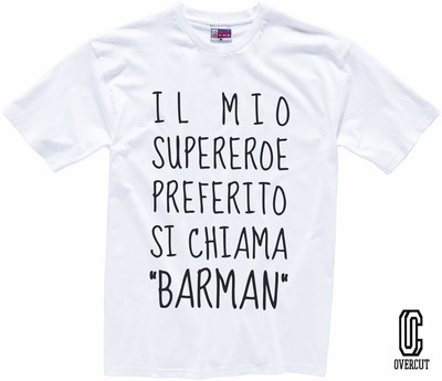 T-shirt BARMAN SUPEREROE
