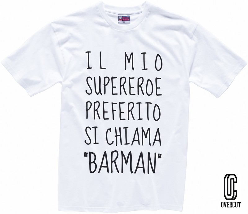 T-shirt BARMAN SUPEREROE