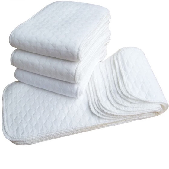 6/10/13 Pcs Reusable 3 Layer Cotton Inserts