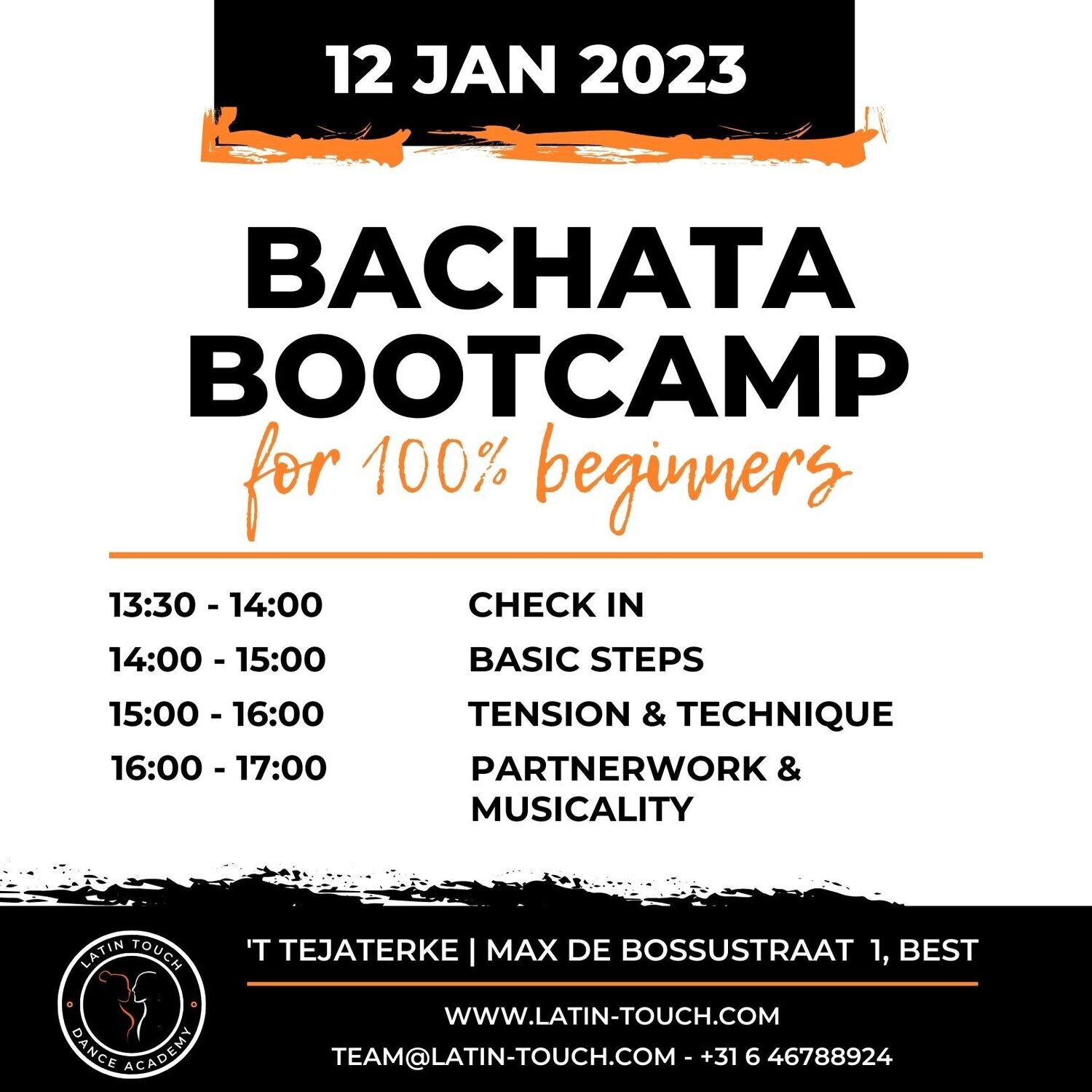 Bachata Bootcamp voor 100% Beginners