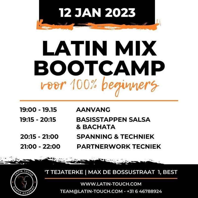 Bachata Bootcamp voor 100% Beginners