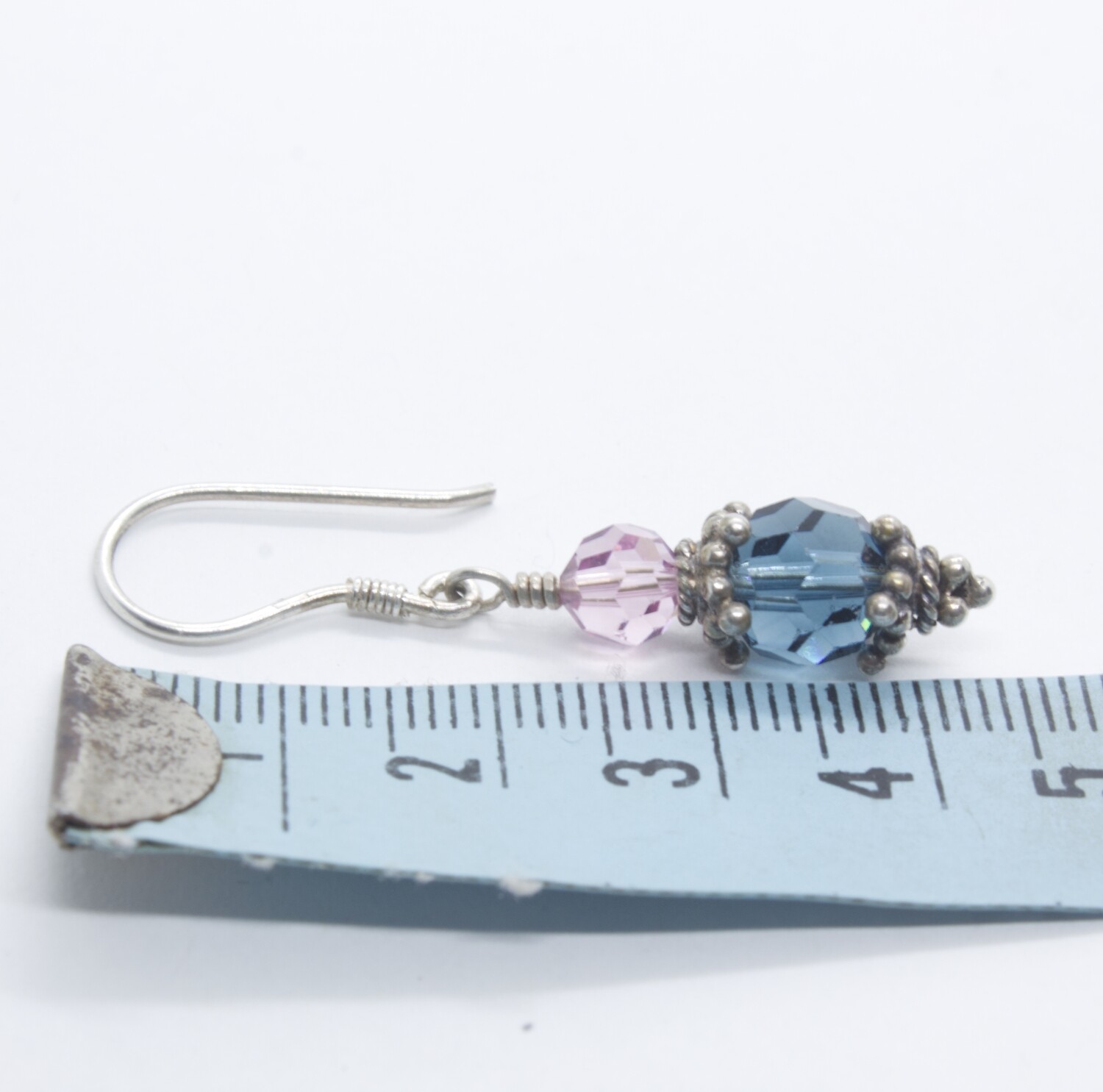 Swarovski Crystal and Sterling Silver Earrings