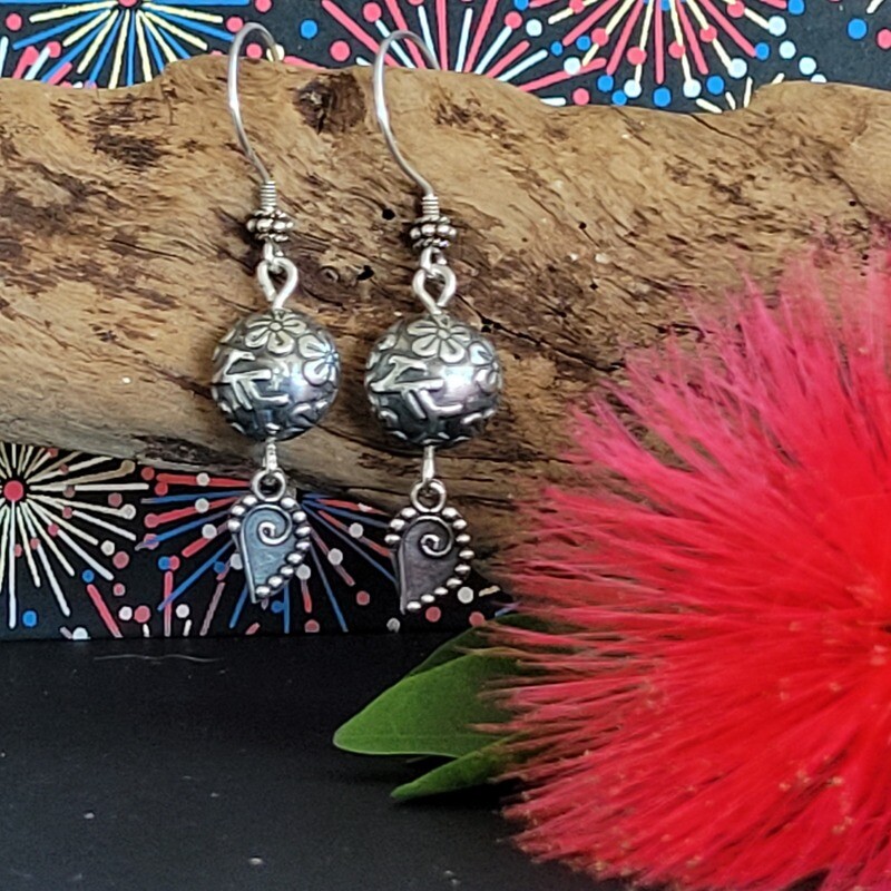 &#39;Flower Garden&#39; Sterling Silver Earrings