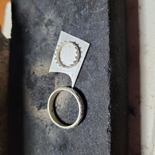 &#39;Celestial Moon&#39; Persian Turquoise  Ring