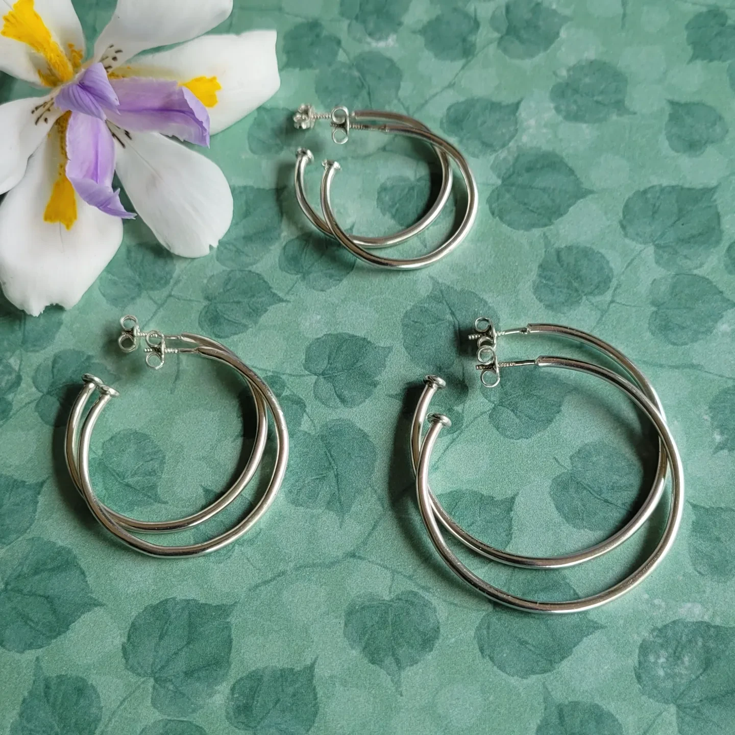 Sterling Silver Hoop Earrings