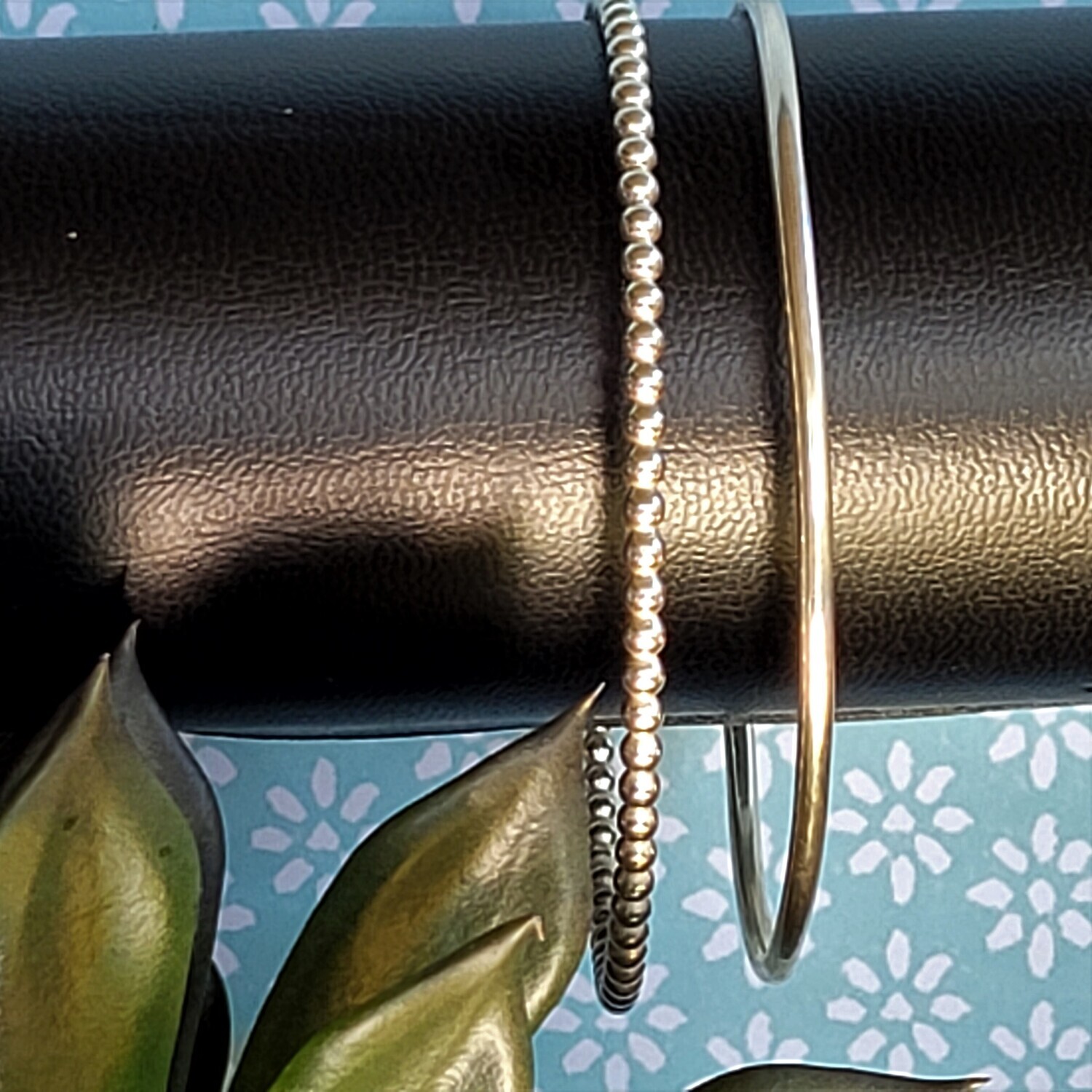 Sterling Silver &#39;Full Moon&#39; Bangle
