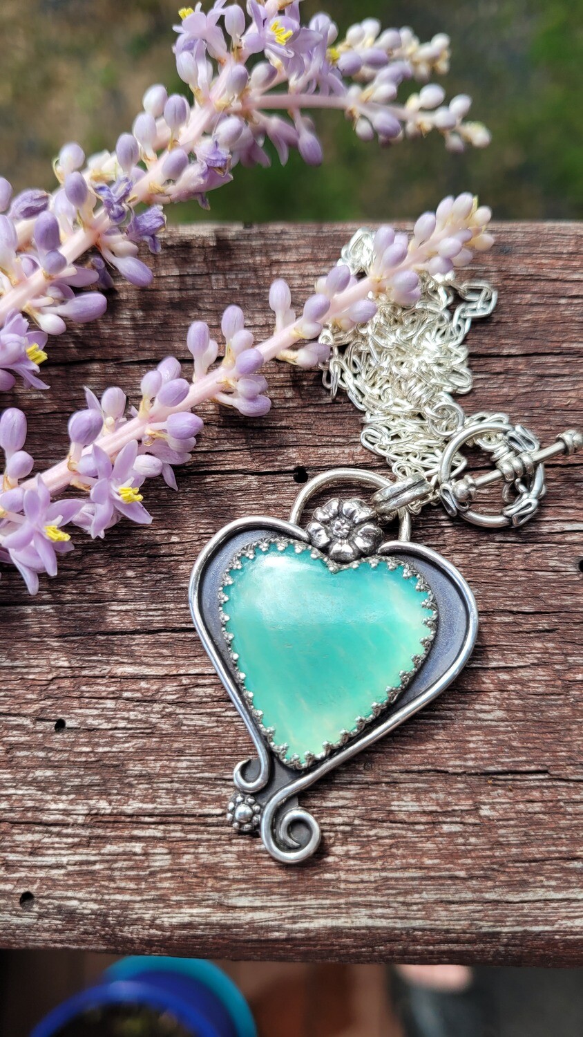 Ice Amazonite Harmony Pendant