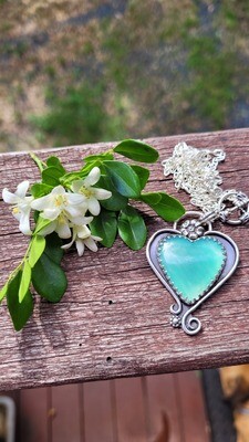 Ice Amazonite Harmony Pendant