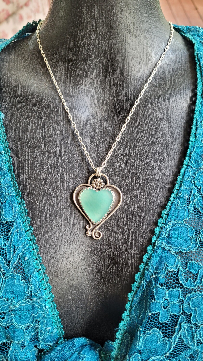 Ice Amazonite Harmony Pendant