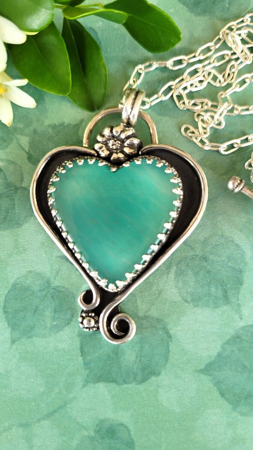 Ice Amazonite Harmony Pendant