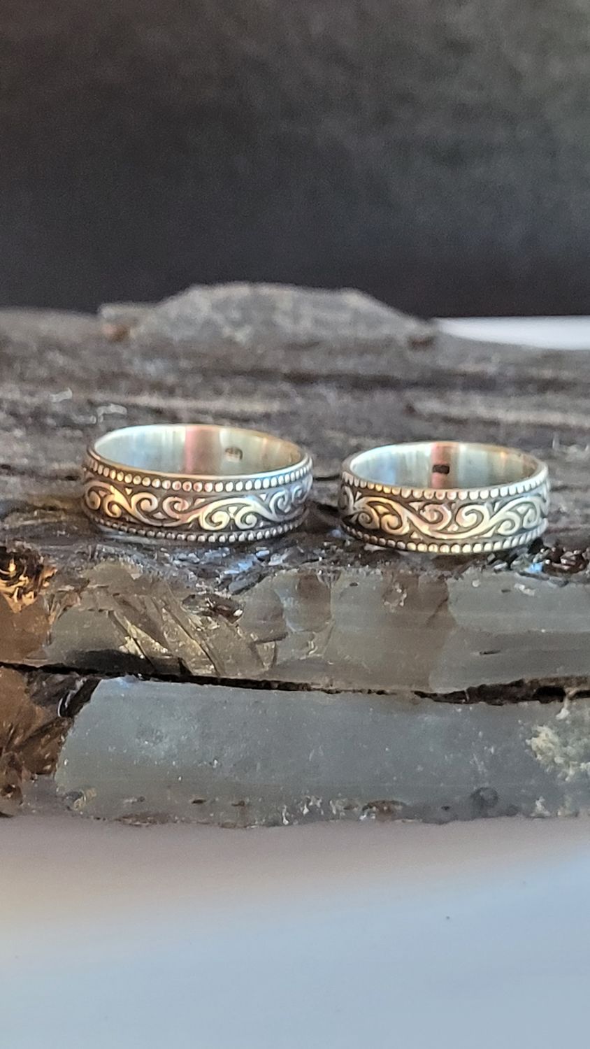 Sterling Silver &#39;Vintage Flourish&#39; Ring