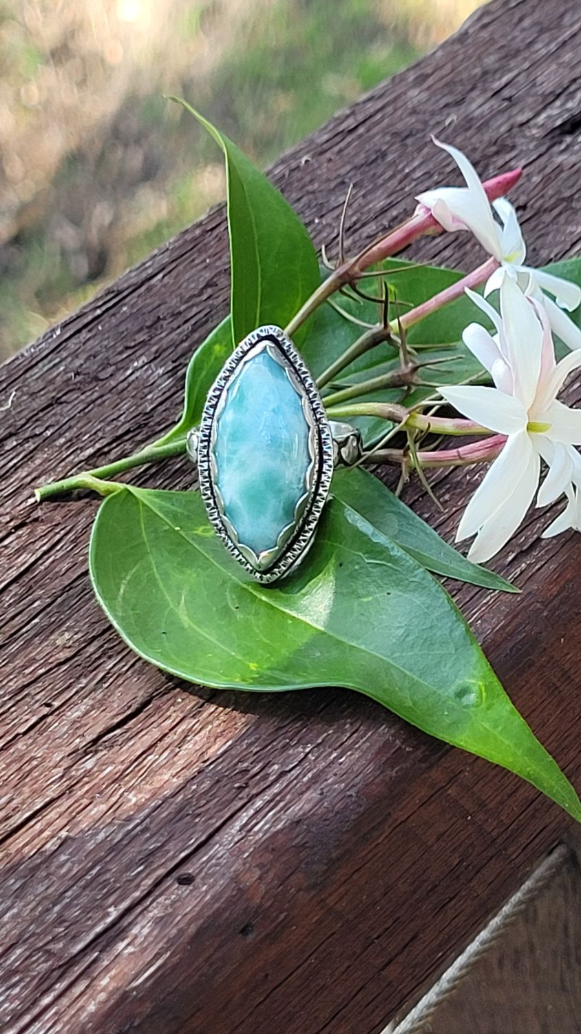 Larimar &#39;Tranquility&#39; Ring