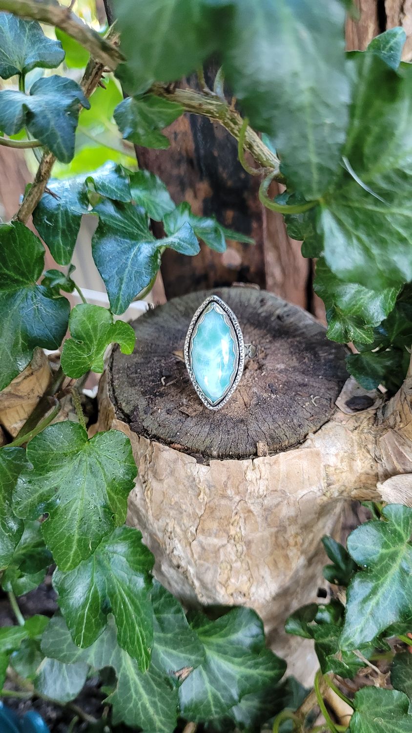 Larimar &#39;Tranquility&#39; Ring