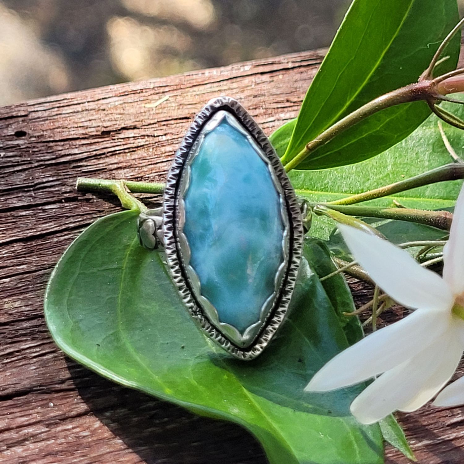 Larimar &#39;Tranquility&#39; Ring