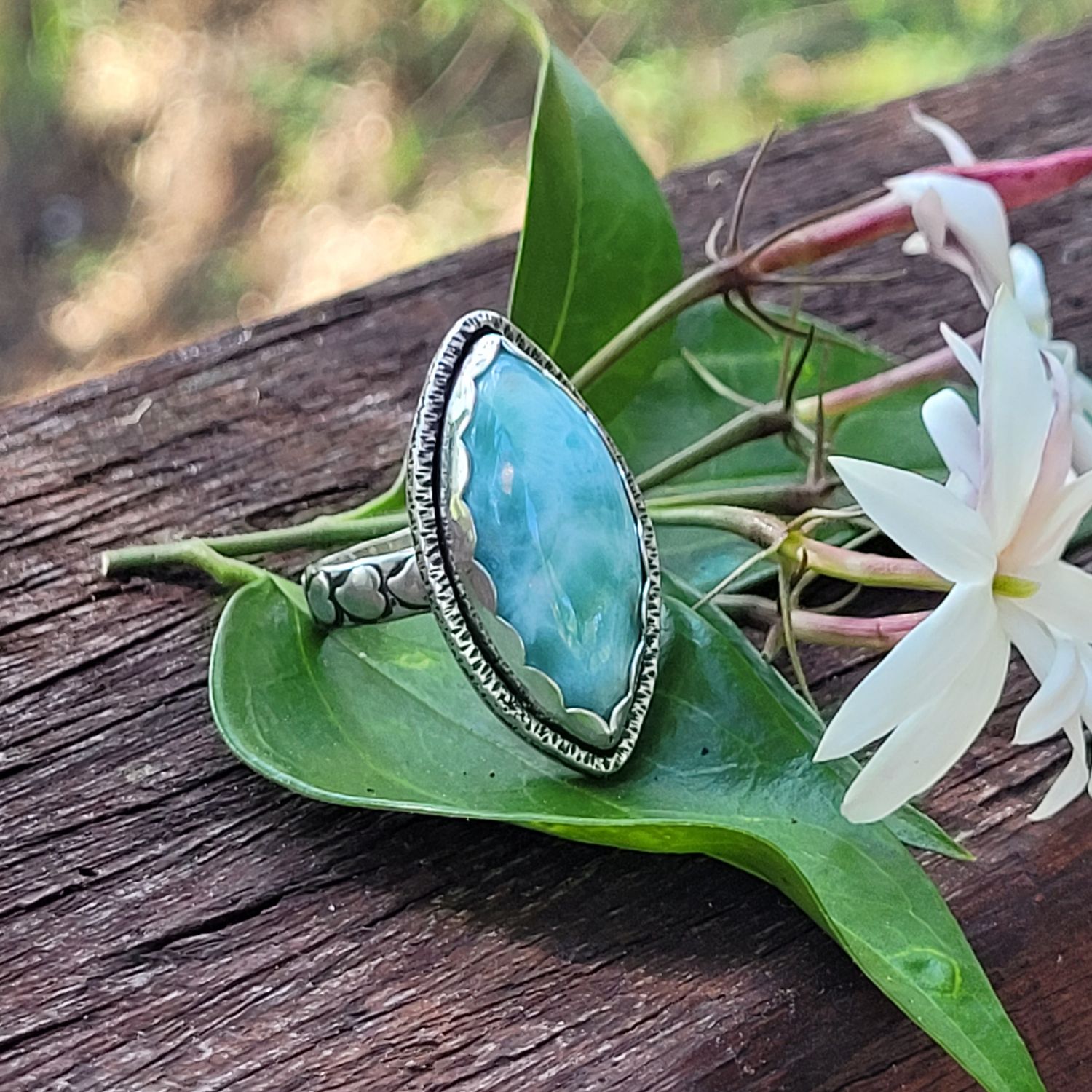 Larimar &#39;Tranquility&#39; Ring