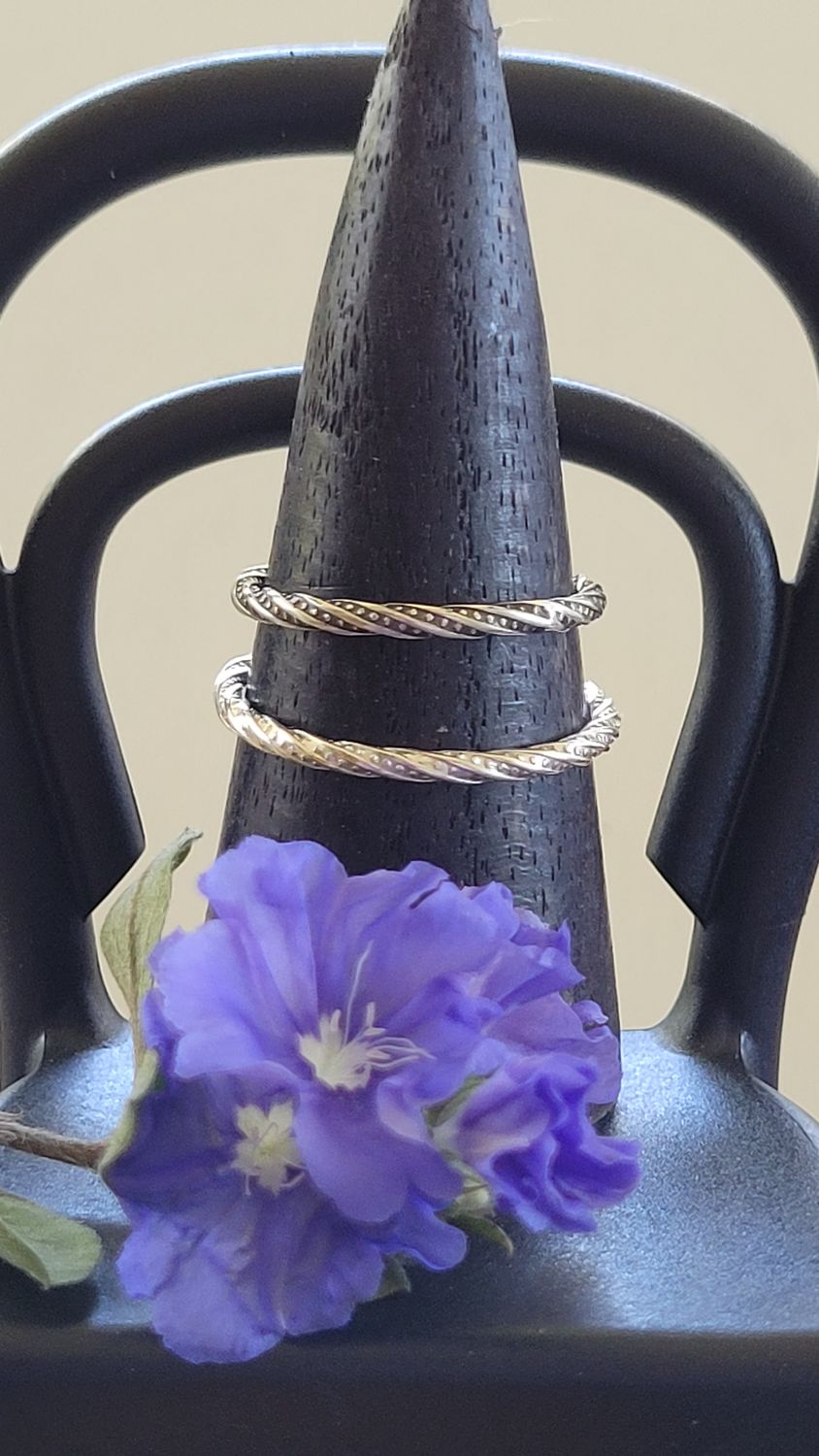 &#39;Twisted Little Sista&#39; Stacker Ring