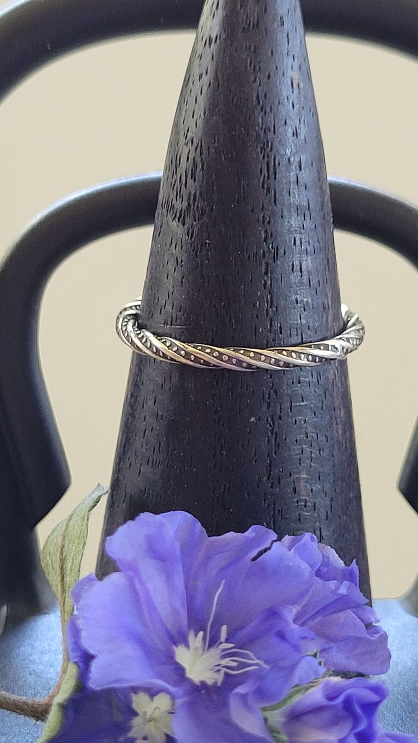 &#39;Twisted Little Sista&#39; Stacker Ring