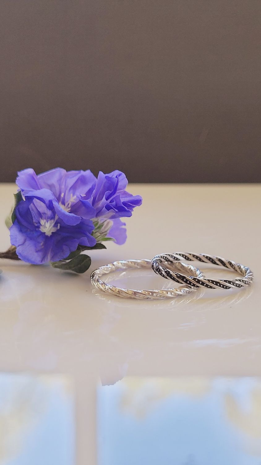 &#39;Twisted Little Sista&#39; Stacker Ring