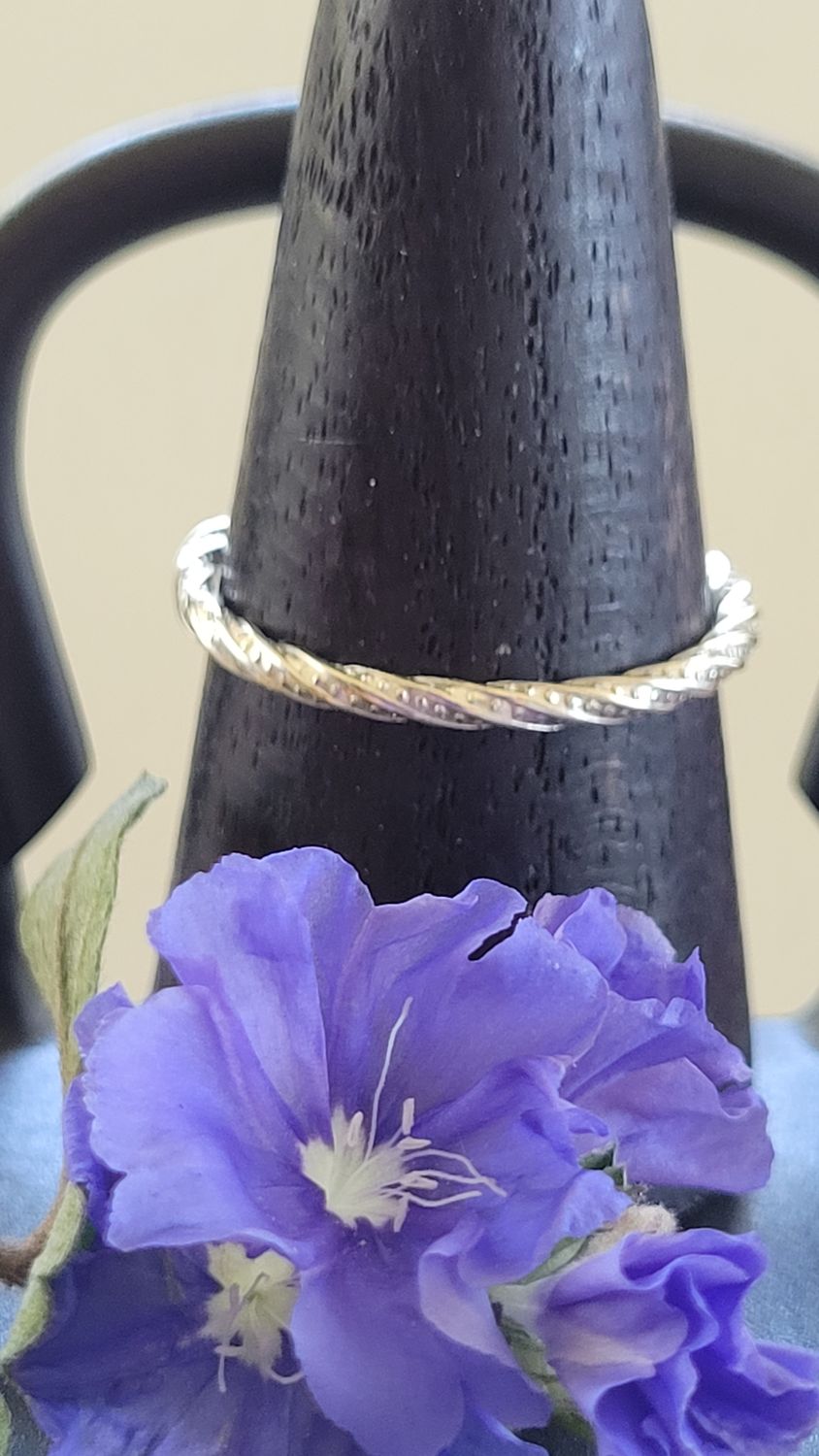 &#39;Twisted Little Sista&#39; Stacker Ring
