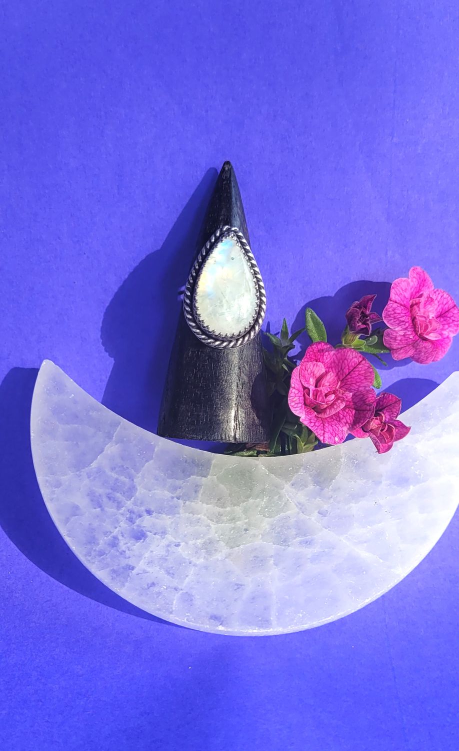 Sterling Silver Moonstone Ring