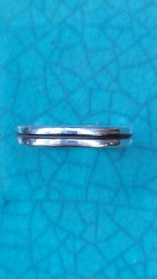 Double Band Ring - Sterling Silver Ring - &#39;Blue Moon&#39; Ring