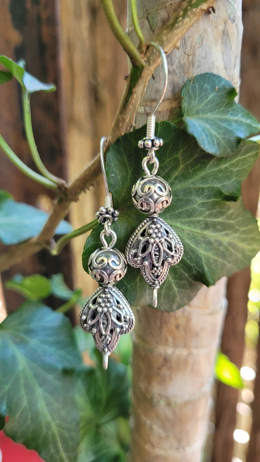 &#39;Summer Bloom&#39; Sterling Silver Earrings