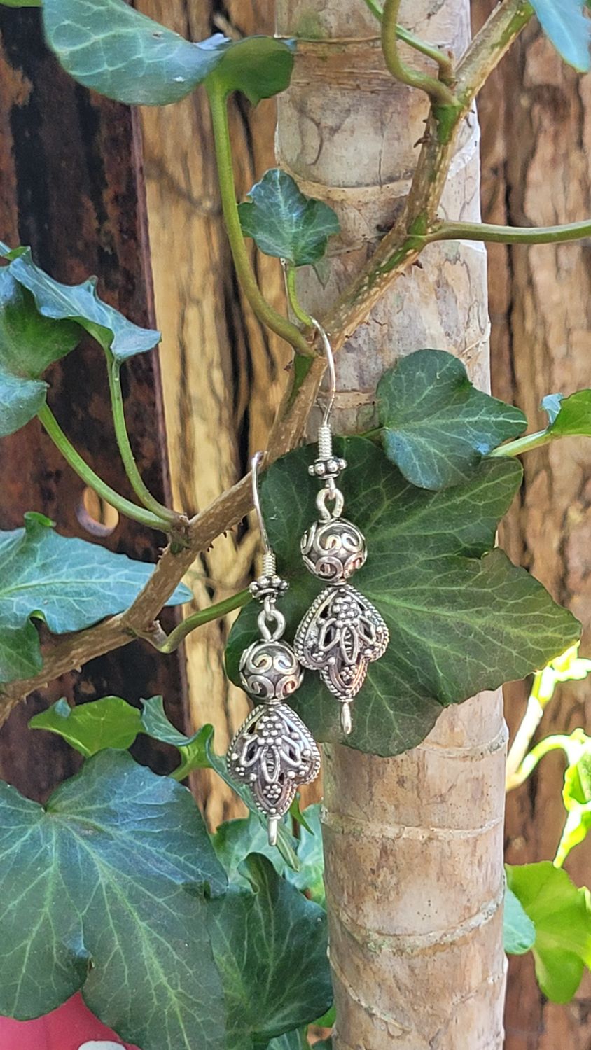 &#39;Summer Bloom&#39; Sterling Silver Earrings