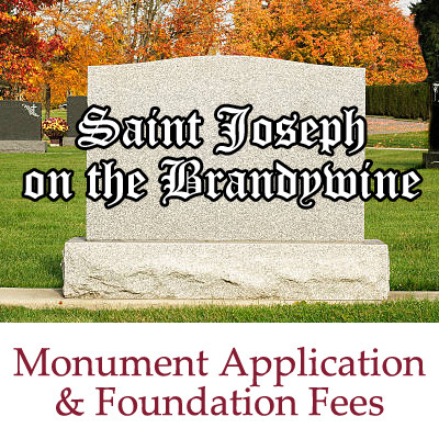 Cemetery Monument Company Application & Foundation Fee