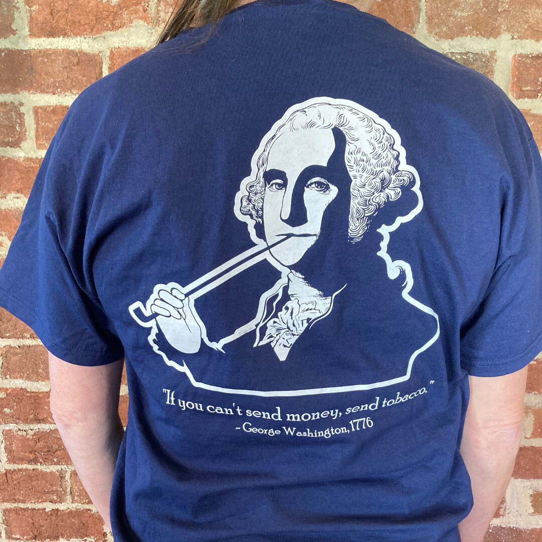 George Washington Pocket Tee (The Ellijay Cigar Lounge)