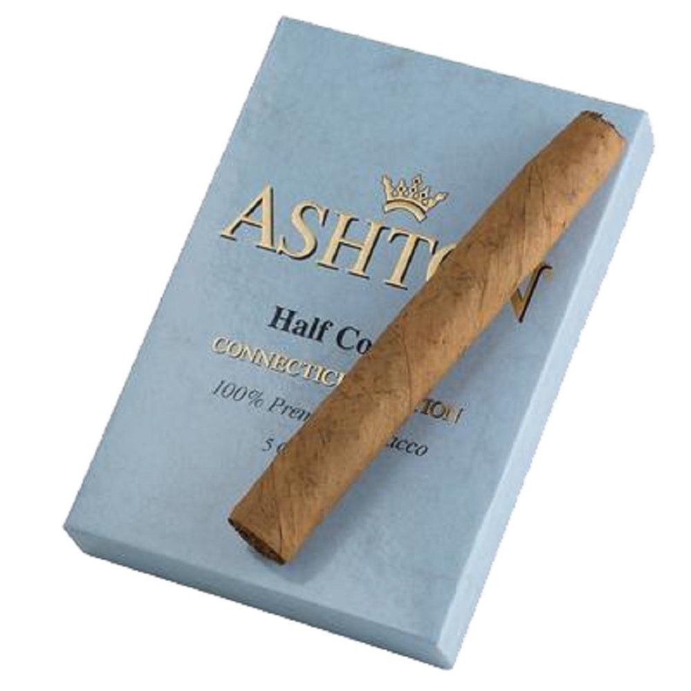 5-ct. Box Ashton Small Cigars Connecticut (Blue box)