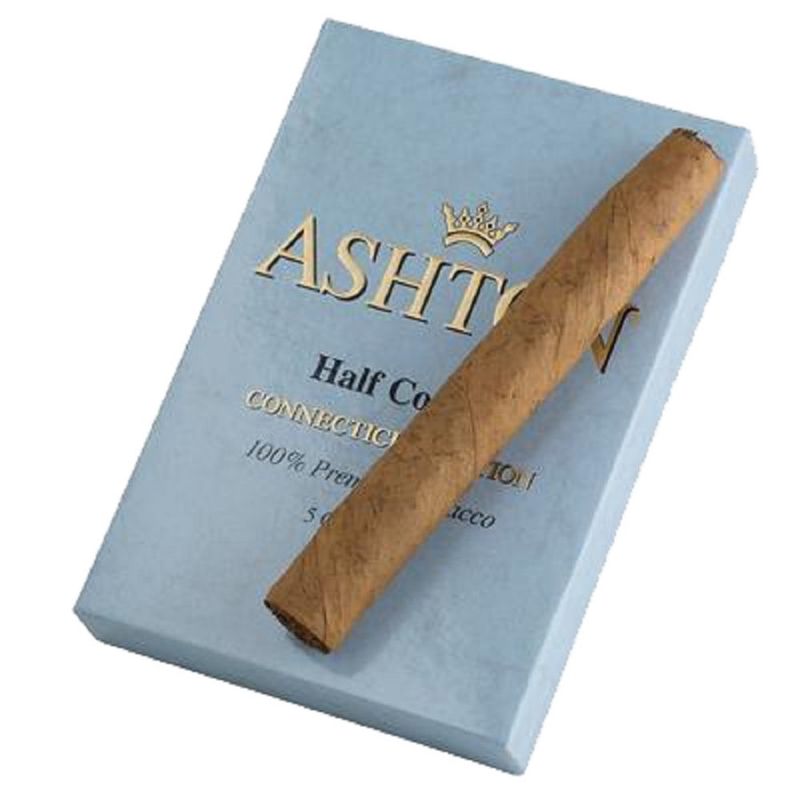5-ct. Box Ashton Small Cigars Connecticut (Blue box)