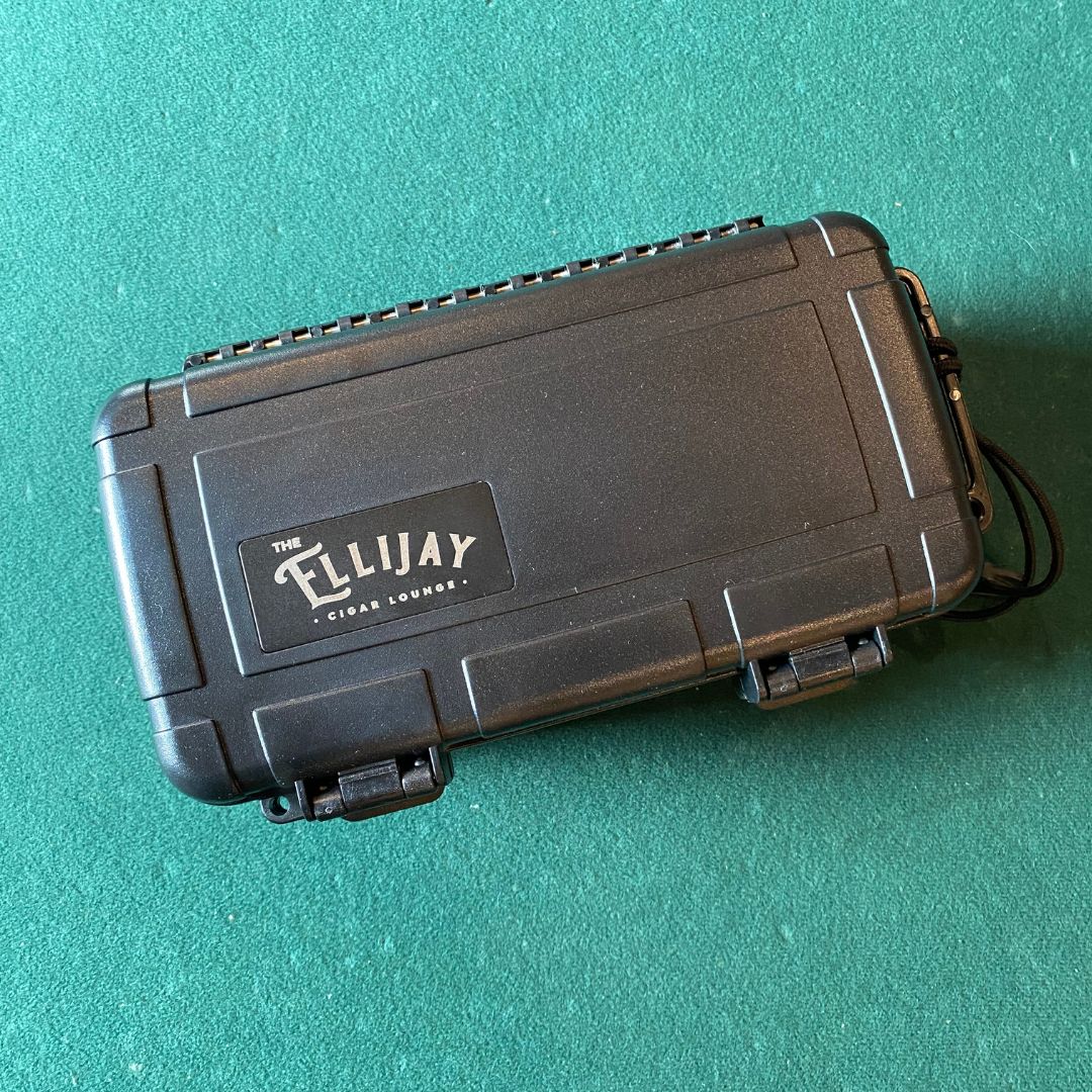 The Ellijay Cigar Lounge 10-Count Travel Humidor
