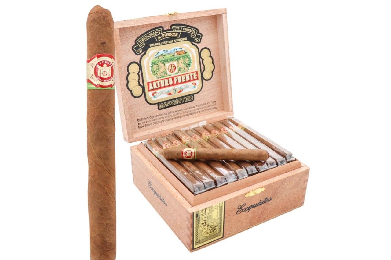 Single Cigar - Arturo Fuente Exquisitos, Wrapper: Natural