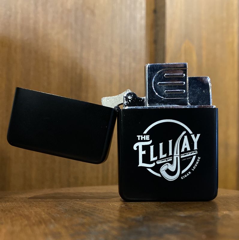 The Ellijay Cigar Lounge Branded Double-Flame Lighter