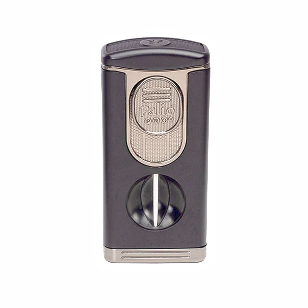 Palió PRO Trevi (Triple-Flame Lighter/V-Cutter), Colour: Black