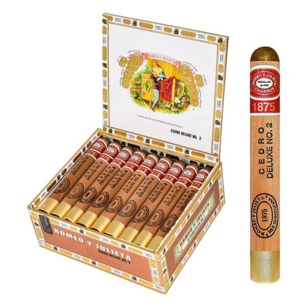 25-Count Box: Romeo y Julieta Cedro Deluxe No. 2