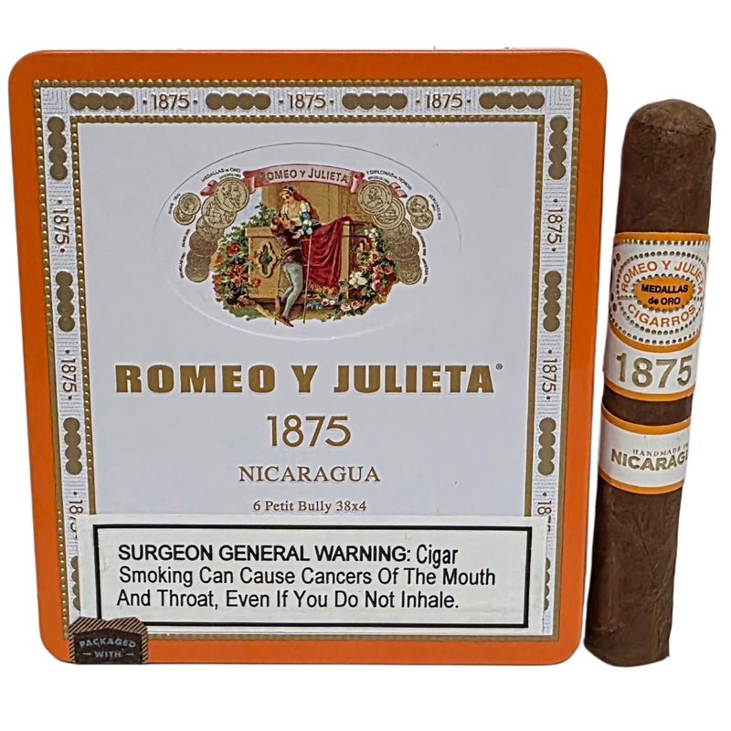 Romeo y Julieta 1875 Nicaragua Petit Bully Tins