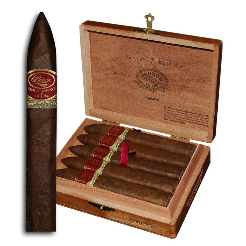 Box of 10 Padron Family Reserve #44 Maduro (Torpedo)