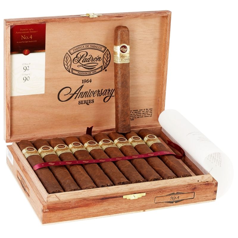 Box of 20 Padron 1964 Anniversary Series No. 4 Natural (60 x 6.5)