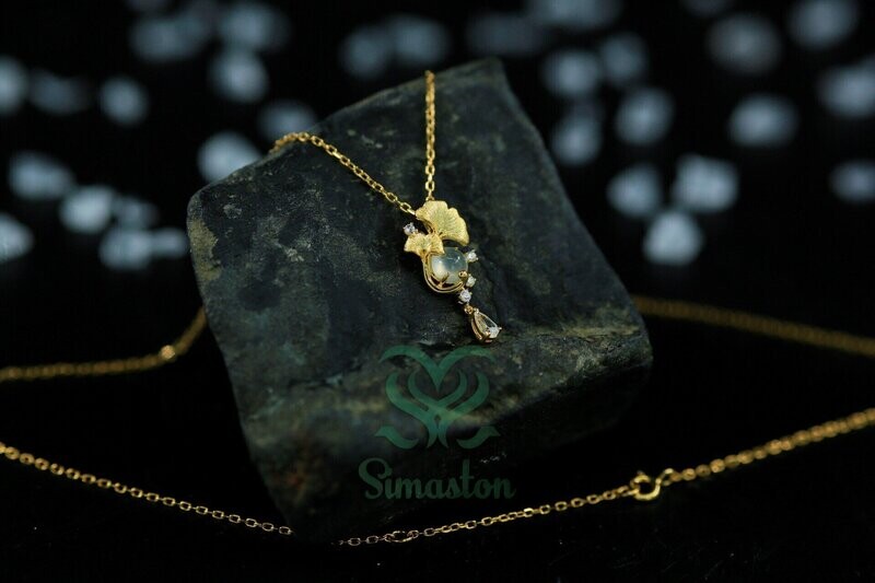 Natural Jadeite (Type A) White Necklace