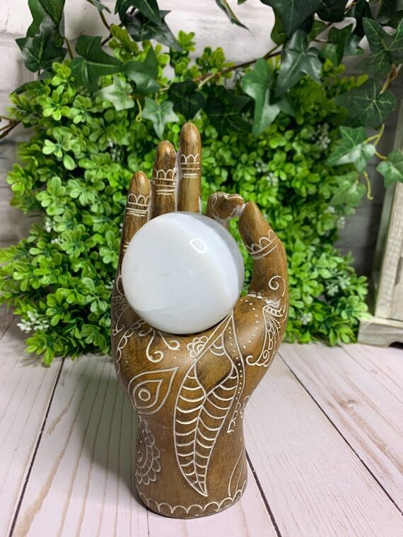 Gyan Mudra Sphere/Tea light Holder
