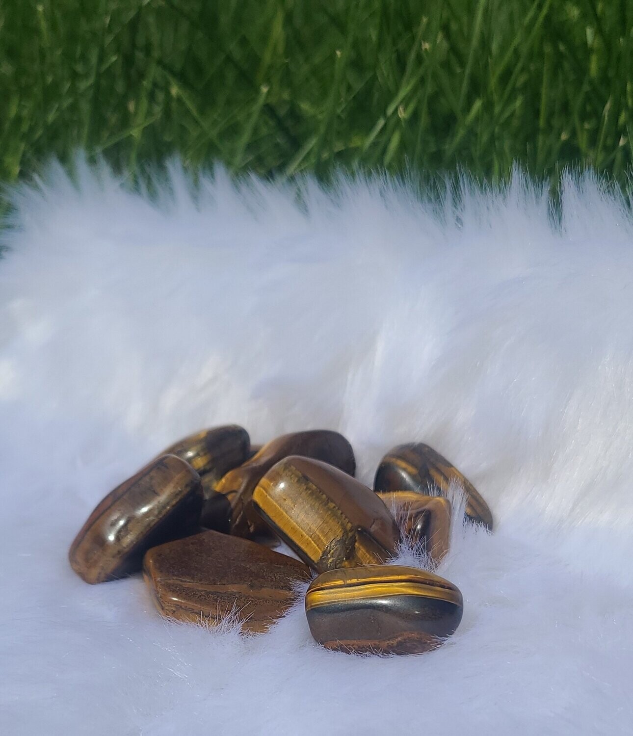 Gold Tigers Eye Tumbled Stone