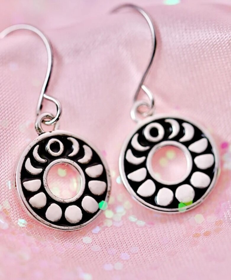 Moon Phase Earrings